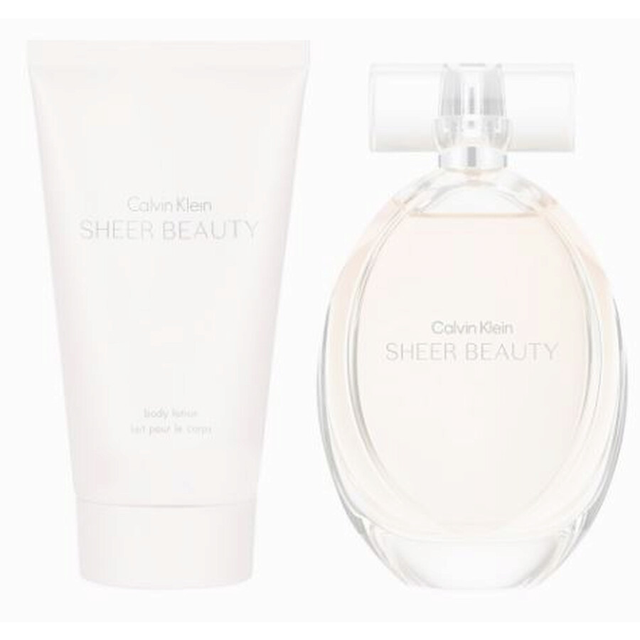 Calvin Klein Ladies Sheer Beauty Gift Set Fragrances 3607342341968