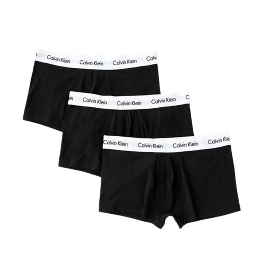 Men's 3 Pack Low Rise Trunks, Size Small