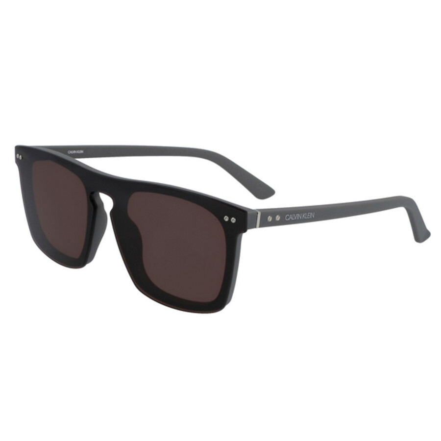 Calvin Klein Men's Black Square Sunglasses CK 19501S 601 64