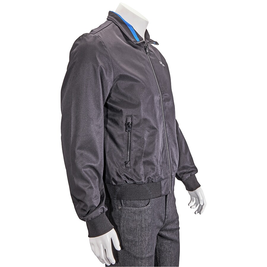 Calvin Klein Men's Core Nylon Zip up Jacket, Brand Size Medium