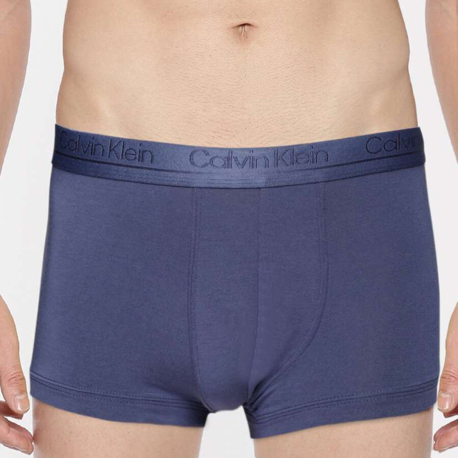 Men's Solid Low-Rise Trunks, Size Small