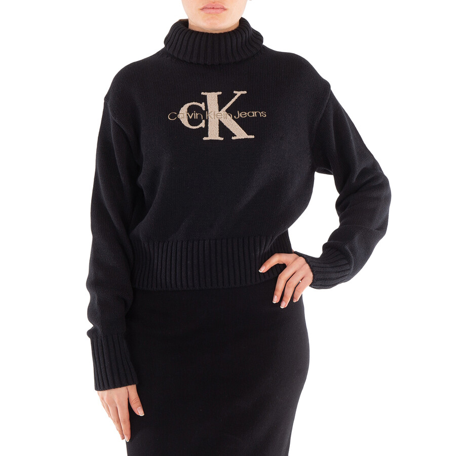 Monogram Roll Neck Jumper