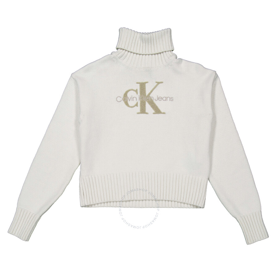 Calvin Klein Jeans Sweaters In White