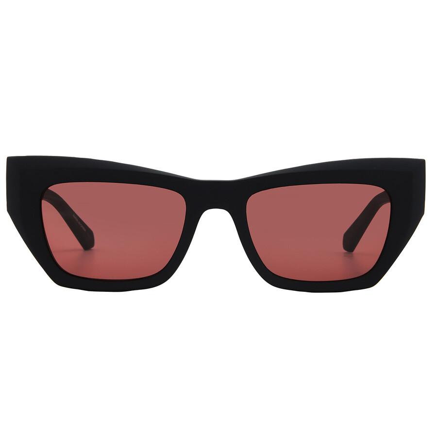 Calvin Klein Red Cat Eye Unisex Sunglasses Ckj23641s 002 50