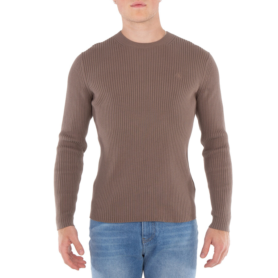 Ribbed Organic Cotton Pullover in Falcon