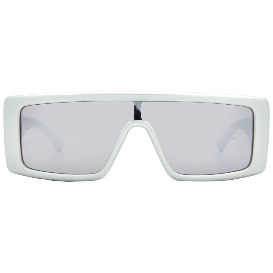 Calvin Klein Silver Browline Unisex Sunglasses Ckj23655s 040 57