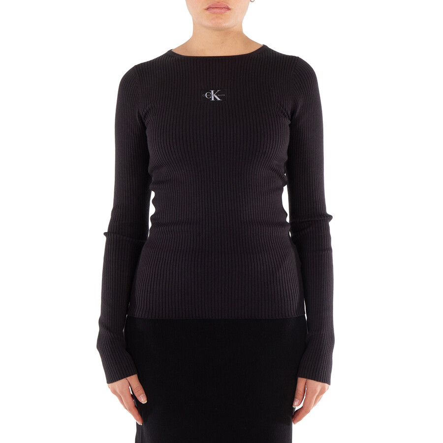 Slim Ribbed Lyocell Jumper