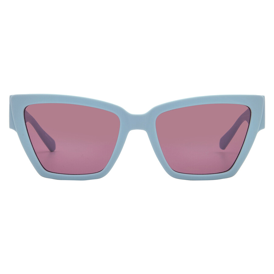 Calvin Klein Violet Cat Eye Ladies Sunglasses Ckj23624s 450 54 In Gold