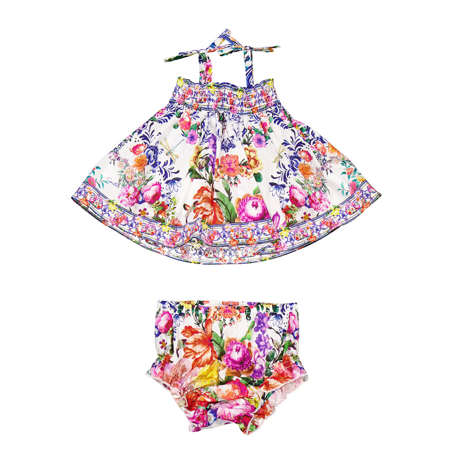 Infant Floral Print Cotton Set