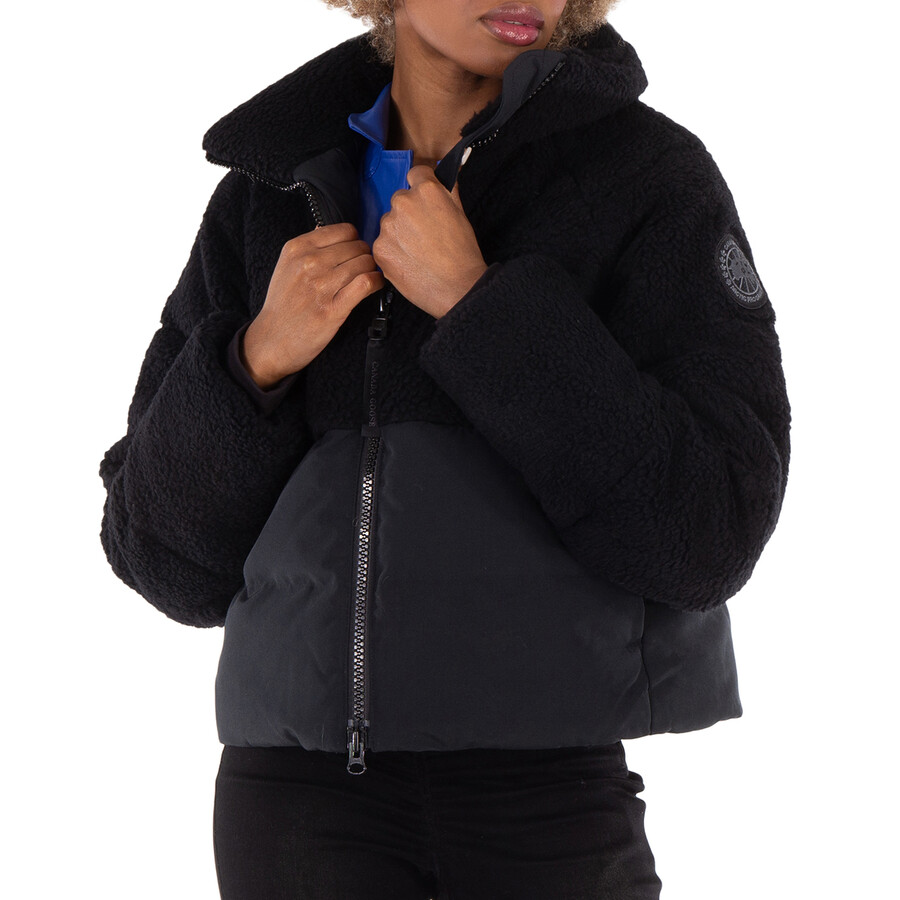 Black Elora Puffer Jacket