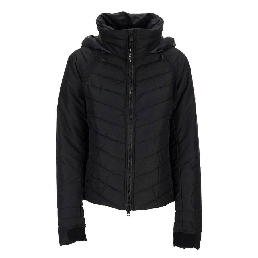 ダウンジャケット HYBRIDGE BASE JACKET 2741L Canada Goose Black Hybridge Base Down Jacket, Size Medium