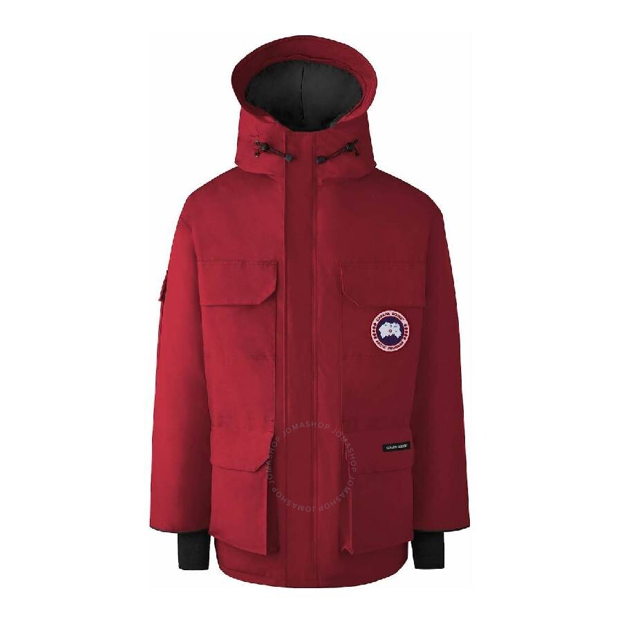 Canada Goose Expedition Parka Adjustable Hood Jacket In Red