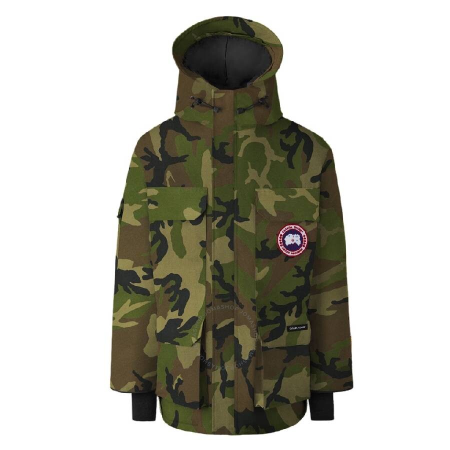 Canada Goose Expedition Parka Camo-print Jacket In Green