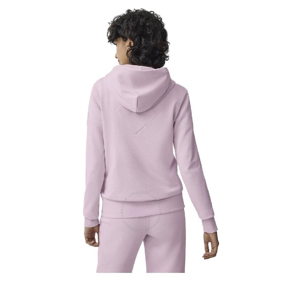 Canada Goose Logo-patch Performance Hoodie In Pink