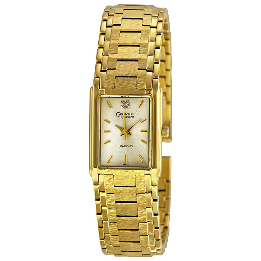 Caravelle by bulova clearance women's diamond accented watch