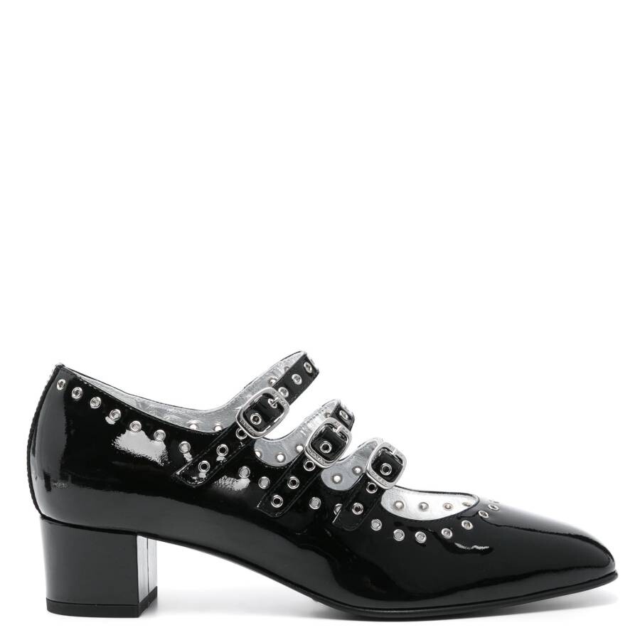 サンダル・ミュール CAREL Coquelicot Flat Shoes - Carel - Leather - Black Xena Babies - Carel - Patent Leather - Black