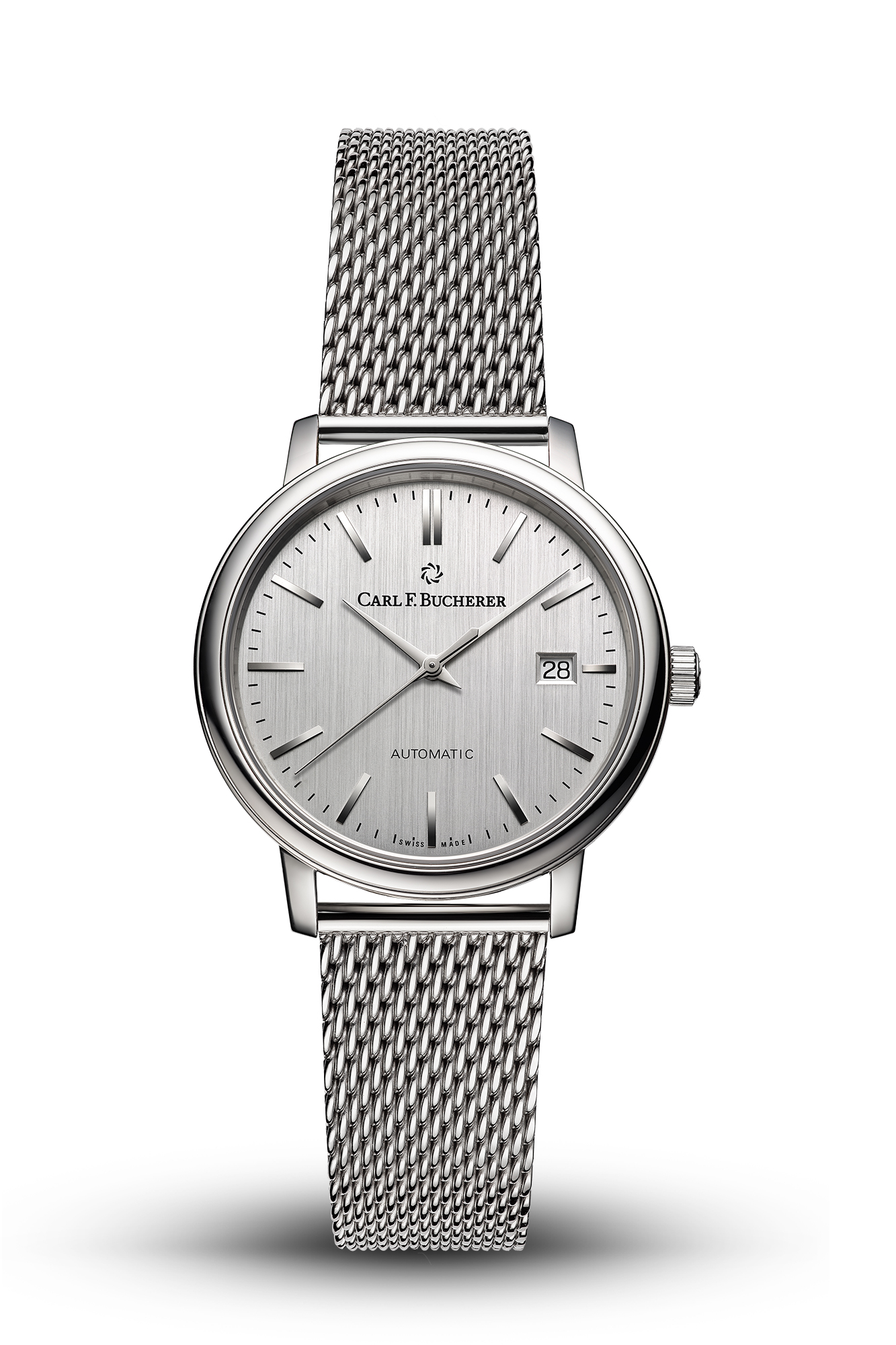 Carl F. Bucherer Adamavi Automatic Silver Dial Ladies Watch 00.10320.08.13.21
