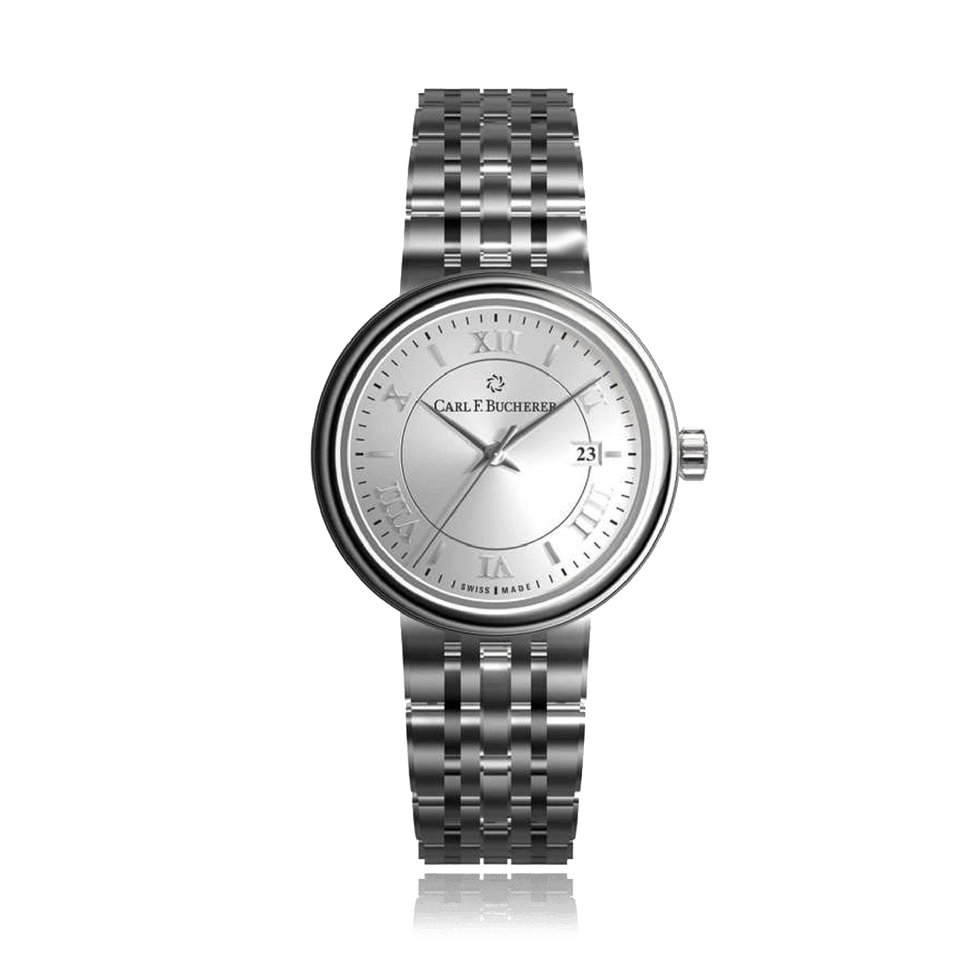 Carl F. Bucherer Adamavi Automatic Silver Dial Ladies Watch 00.10320.08.15.21