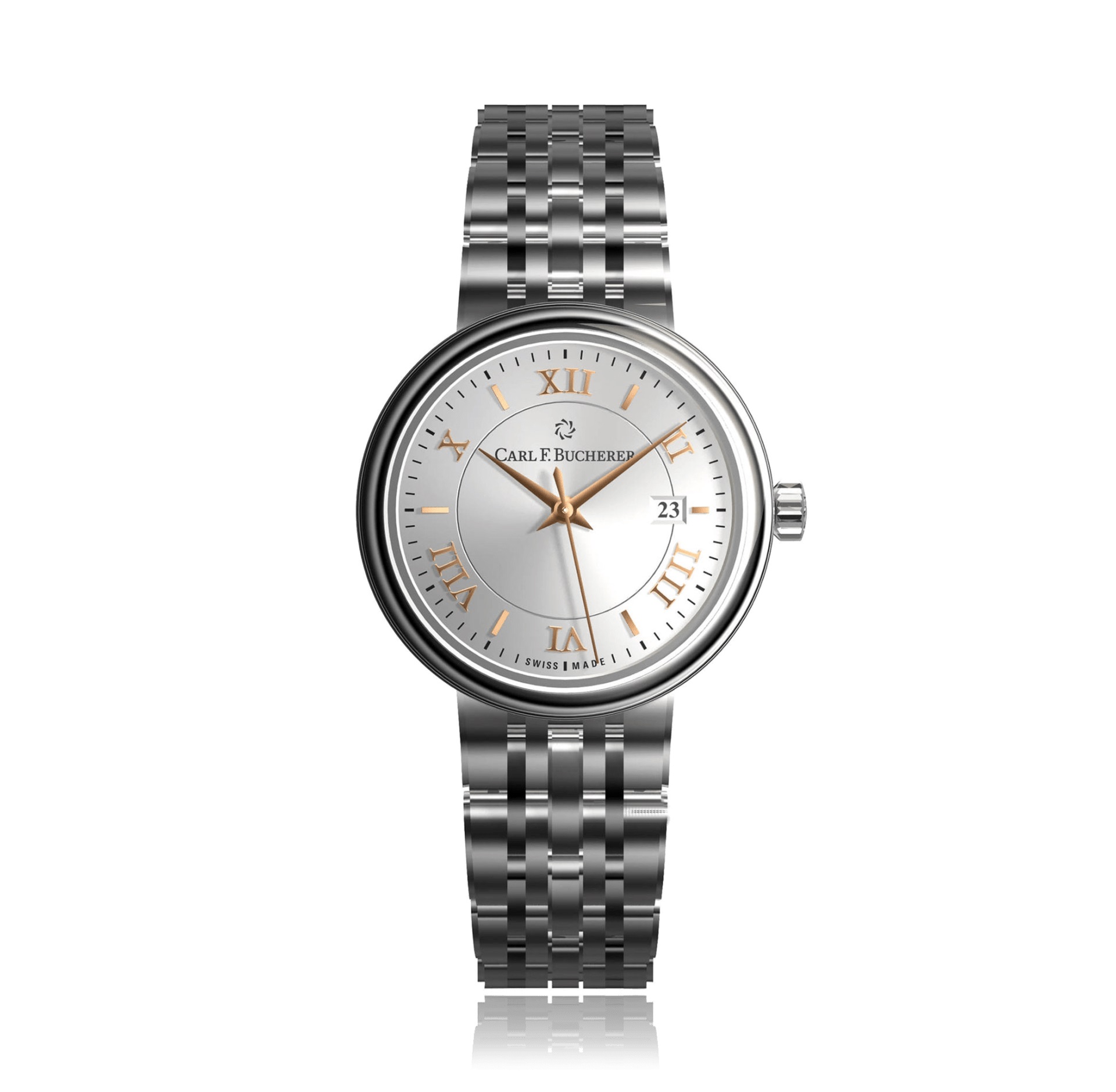 Carl F. Bucherer Adamavi Automatic Silver Dial Ladies Watch 00.10320.08.15.22