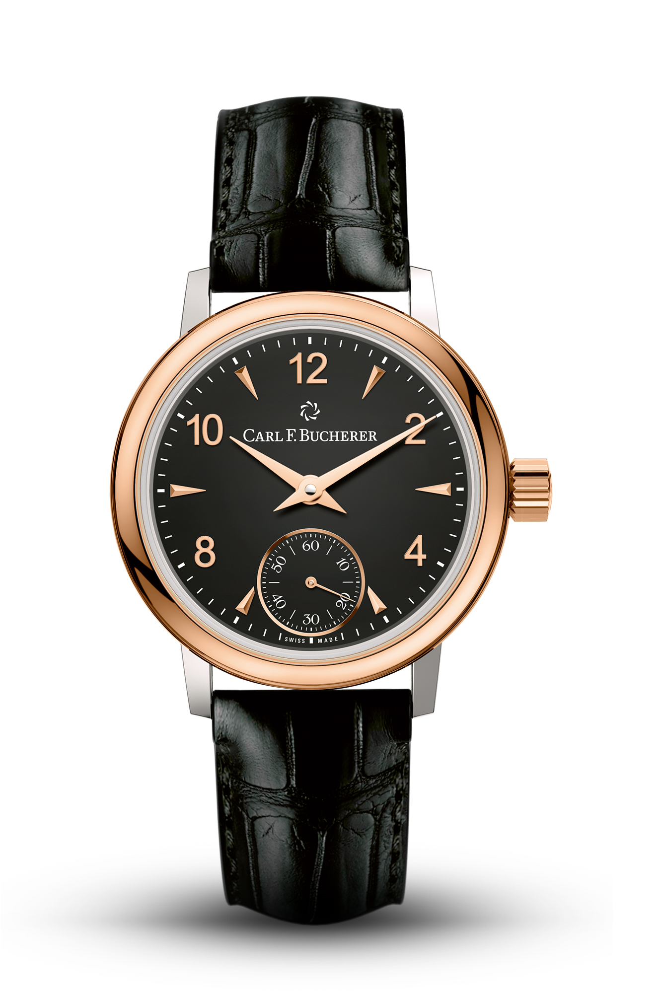 Carl F. Bucherer Adamavi Hand Wind Black Dial Ladies Watch 00.10317.07.36.01
