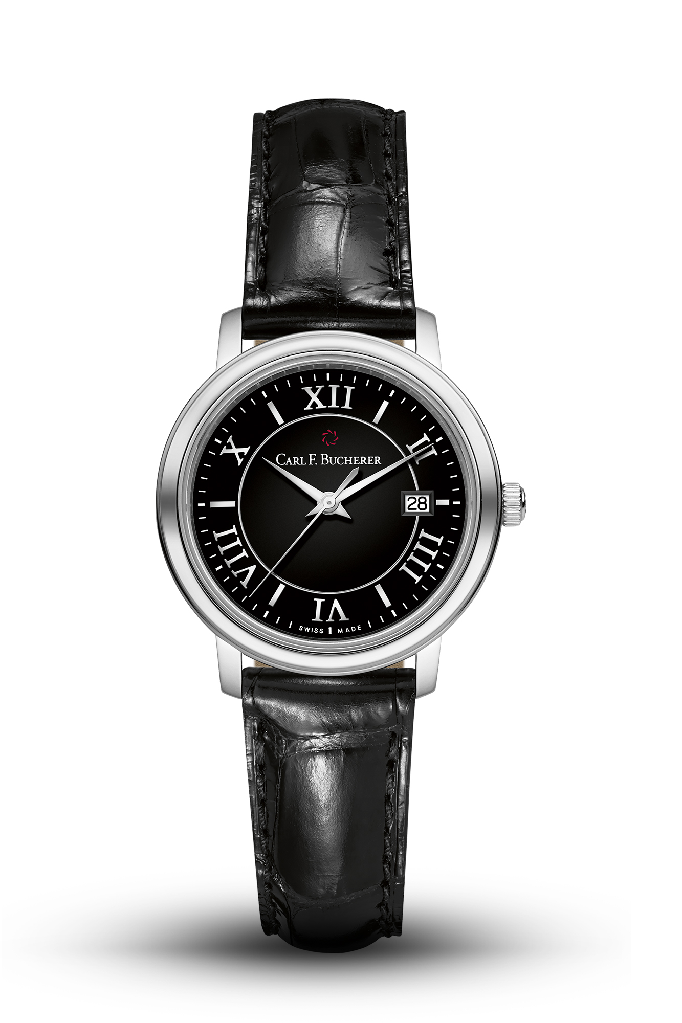 Carl F. Bucherer Adamavi Quartz Black Dial Ladies Watch 00.10315.08.35.01