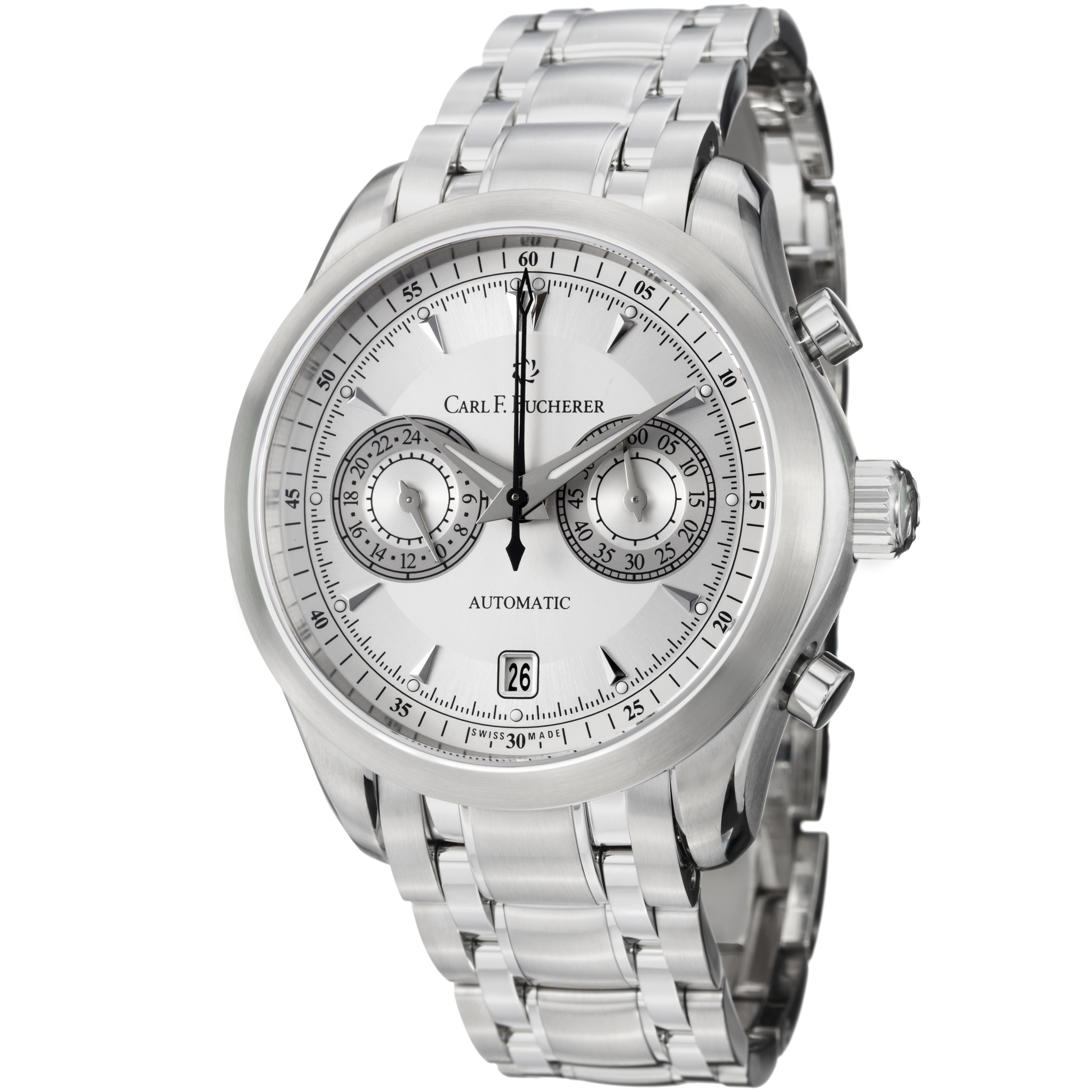 Carl F. Bucherer Carl F Bucherer Manero CentralChrono Silver Dial Men's Watch 00.10910.08.13.21