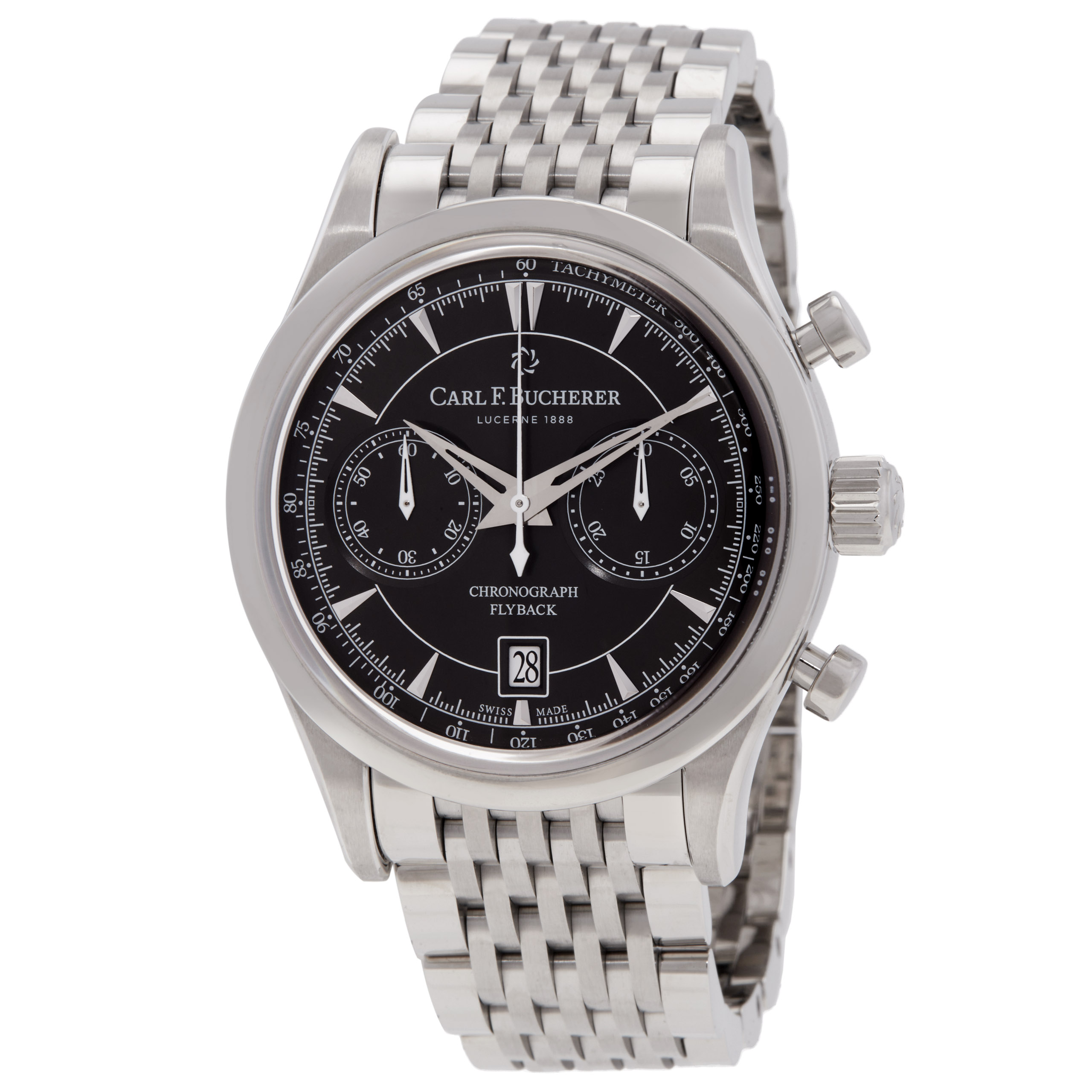 Carl F. Bucherer Manero Flyback Chronograph Automatic Black Dial Men's Watch 00.10919.08.33.21