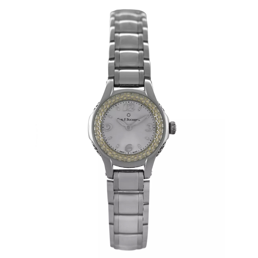 Carl F. Bucherer Pathos Princess Quartz Silver Dial Ladies Watch 00.10520.08.26.21
