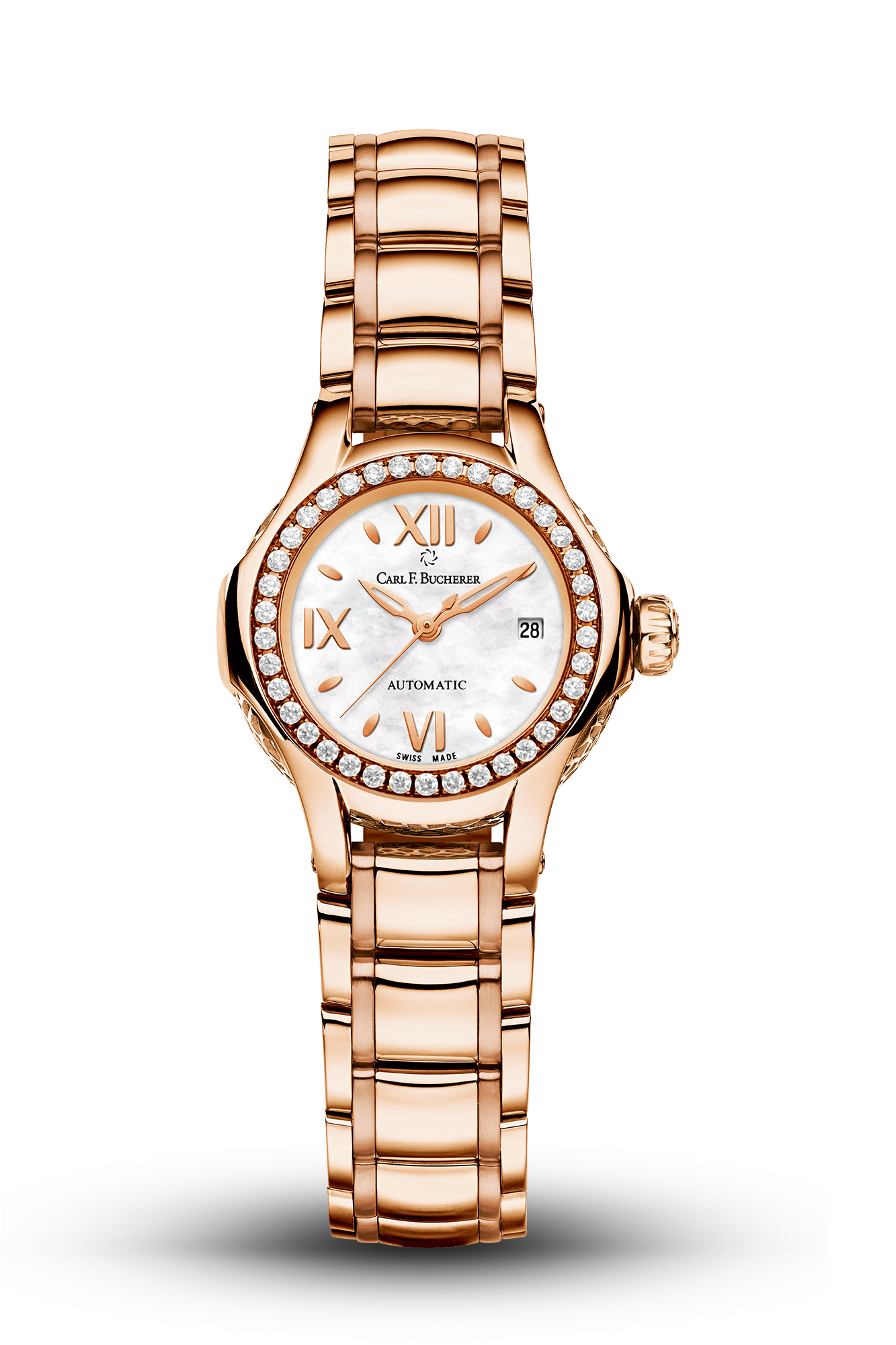 Carl F. Bucherer Pathos Queen Automatic Diamond Ladies Watch 00.10551.03.75.31