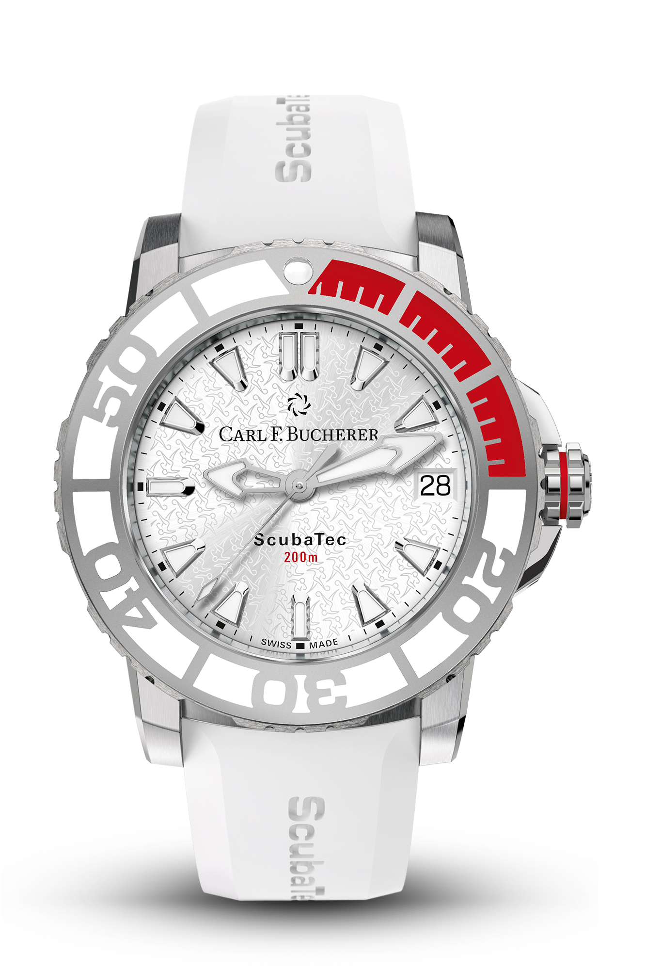 Carl F. Bucherer Patravi Scubatec Automatic Silver Dial Watch 00.10634.23.23.99