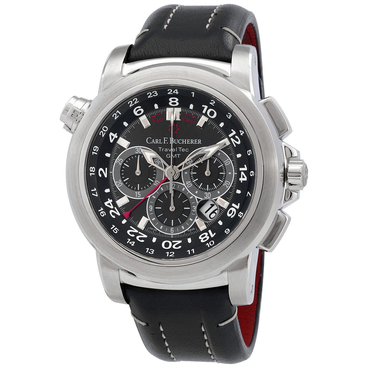 Carl F. Bucherer Patravi Traveltec Chronograph Automatic Men's Watch 00.10620.08.33.01