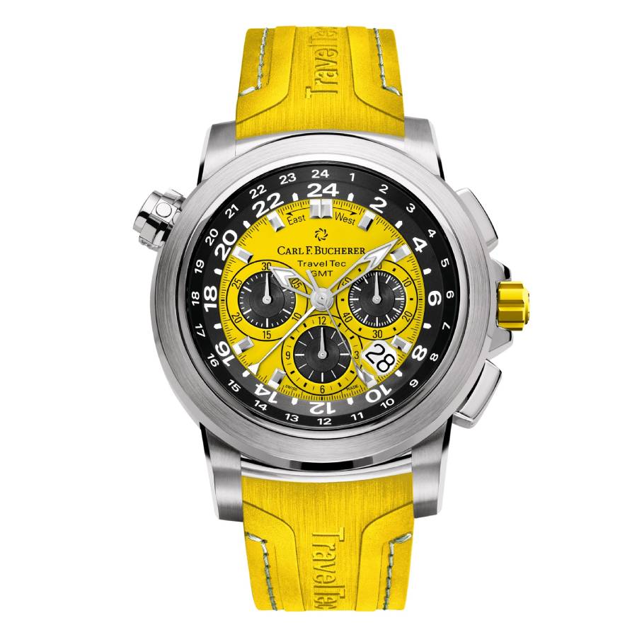Carl F. Bucherer Patravi Traveltec Chronograph GMT Automatic Chronometer Men's Watch 00.10620.08.93.01
