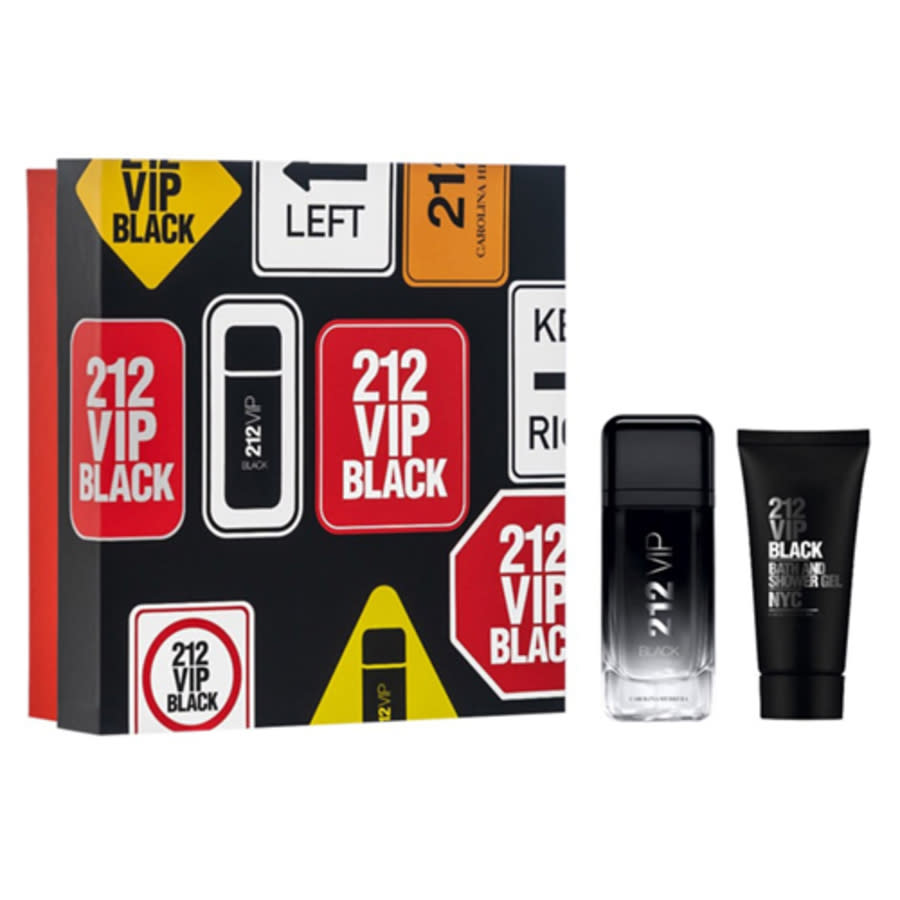 Carolina Herrera - 212 VIP 2PCS EDP For Men 100ML + Shower Gel 100ML ...