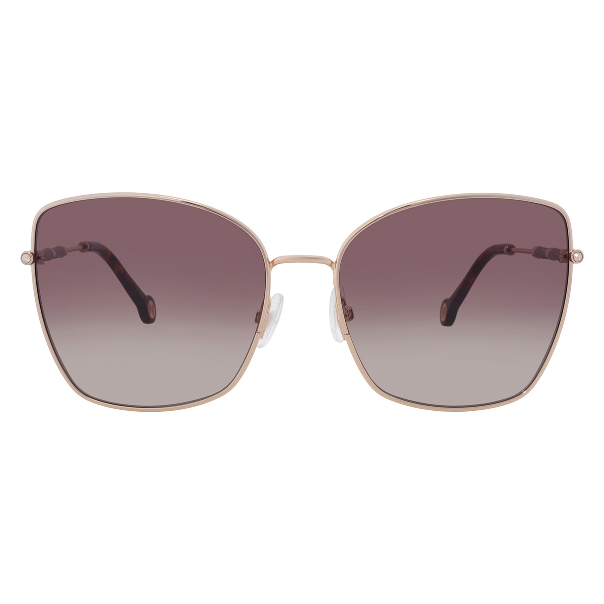 Carolina Herrera Brown Gradient Butterfly Ladies Sunglasses  display picture 1