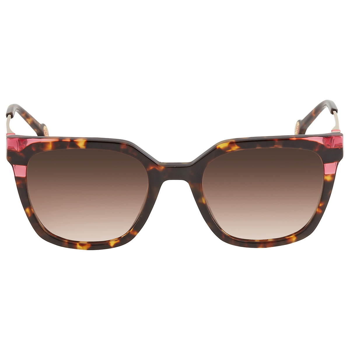 Carolina Herrera Brown Gradient Cat Eye Ladies Sunglasses  display picture 1