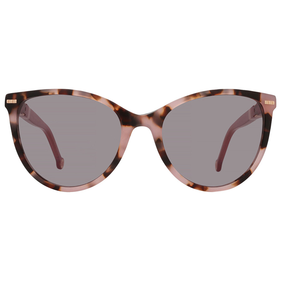 Carolina Herrera Brown Oval Ladies Sunglasses Her 0107/s 00t4/ir 57