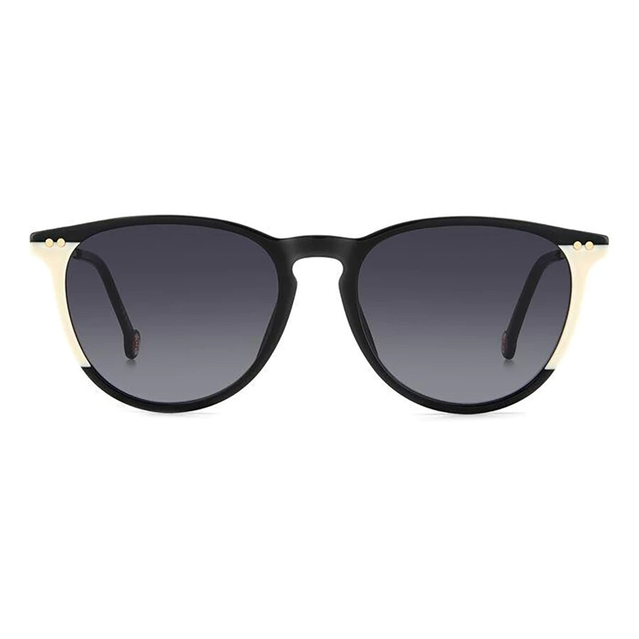 Carolina Herrera Dark Grey Shaded Oval Ladies Sunglasses Her 0184/s 080s/9o 54
