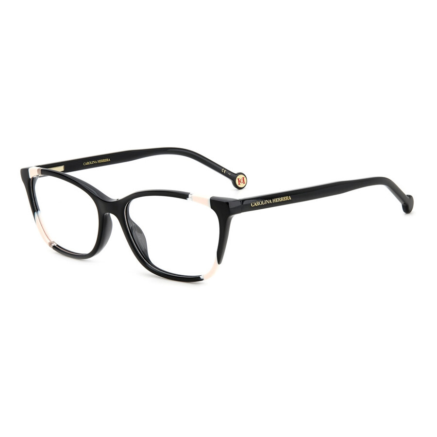 Carolina Herrera Demo Cat Eye Ladies Eyeglasses Her 0124 0kdx 54 In Black