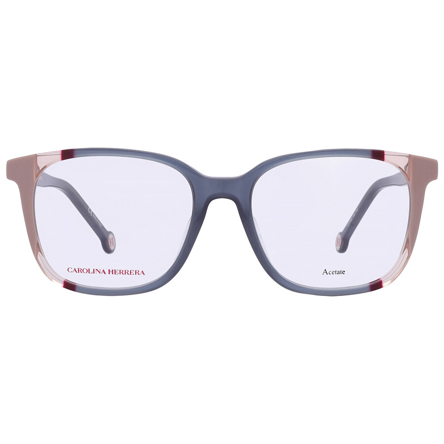 Carolina Herrera Demo Rectangular Ladies Eyeglasses Ch 0065 0hbj 52 In Teal