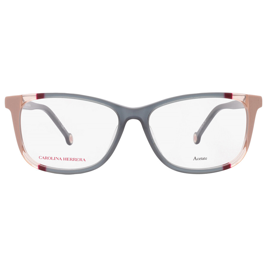 Carolina Herrera Demo Square Ladies Eyeglasses Ch 0066 0hbj 53