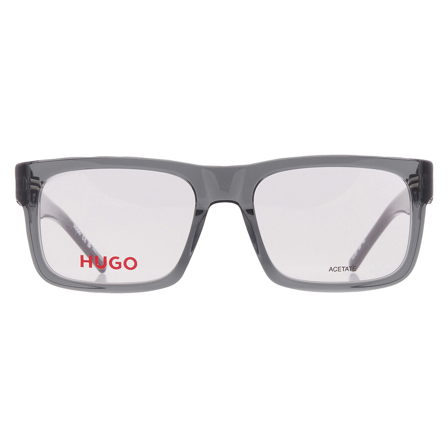 Carolina Herrera Demo Square Men's Eyeglasses Hg 1257 0kb7 54 In Black
