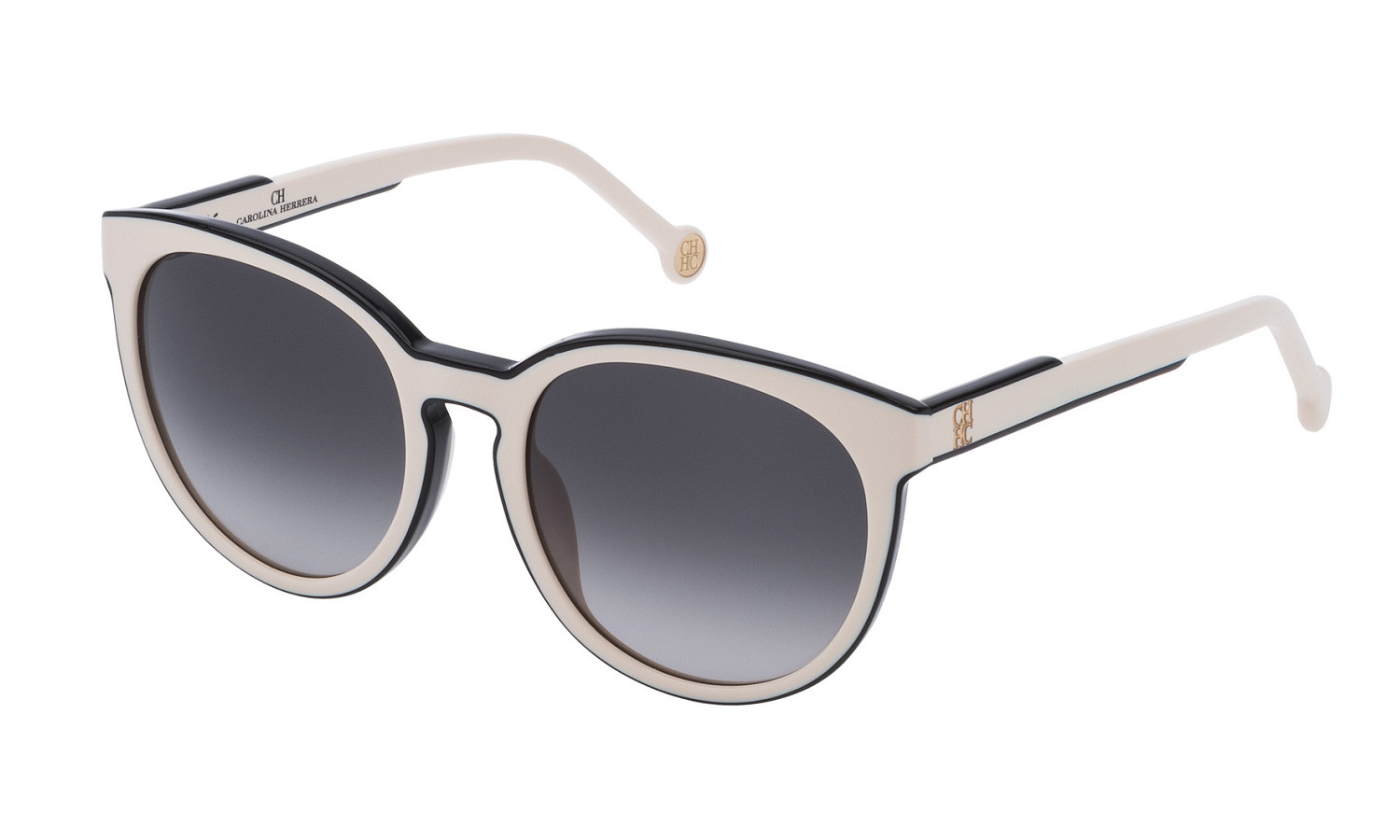 Carolina Herrera Silver Sunglasses Modern Design Carolina Herrera Silver Sunglasses Modern Design main image 4