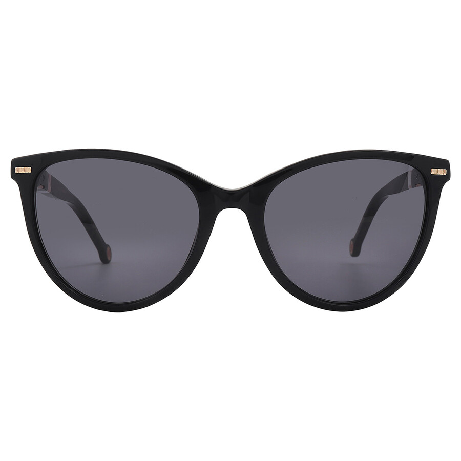 Carolina Herrera Grey Cat Eye Ladies Sunglasses Her 0107/s 0kdx/ir 57