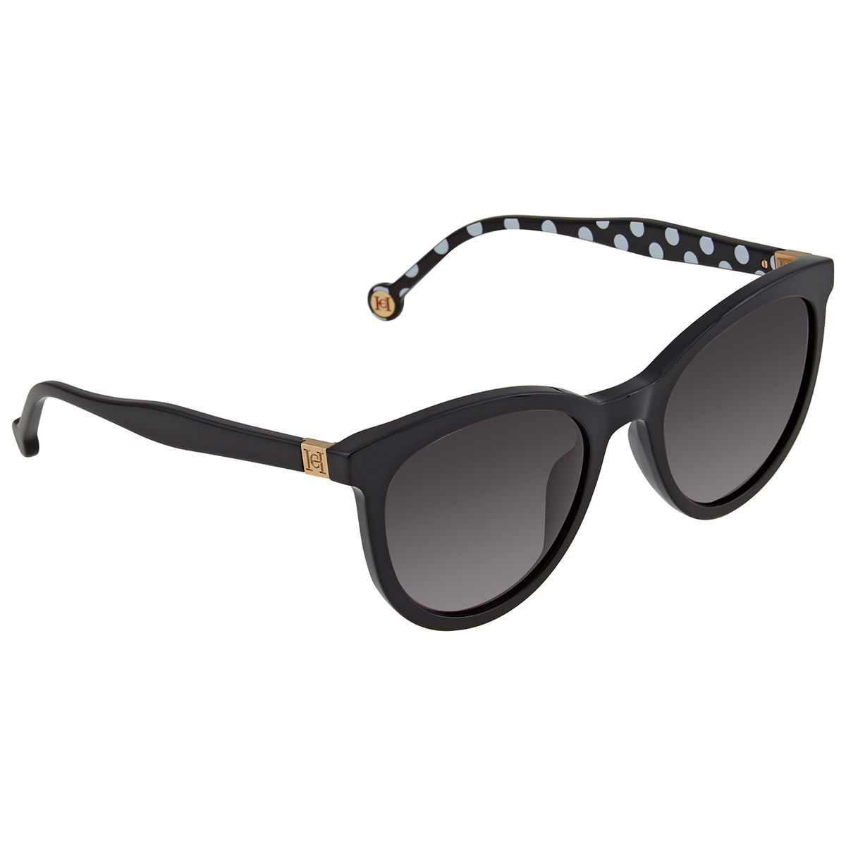 Carolina Herrera Grey Gradient Round Ladies Sunglasses  display picture 1