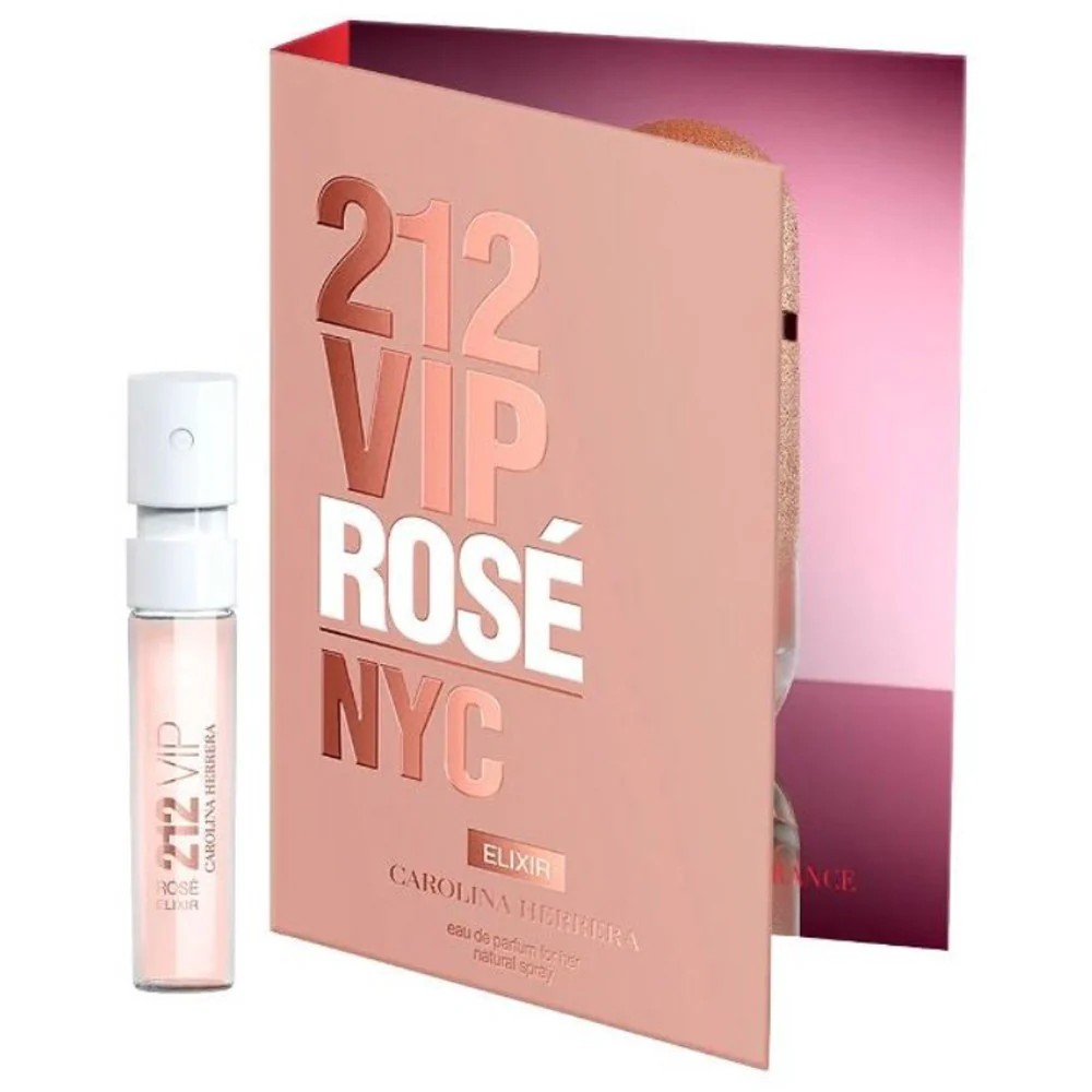 Carolina Herrera Ladies 212 Vip Rose Elixir EDP Spray 0.05 oz