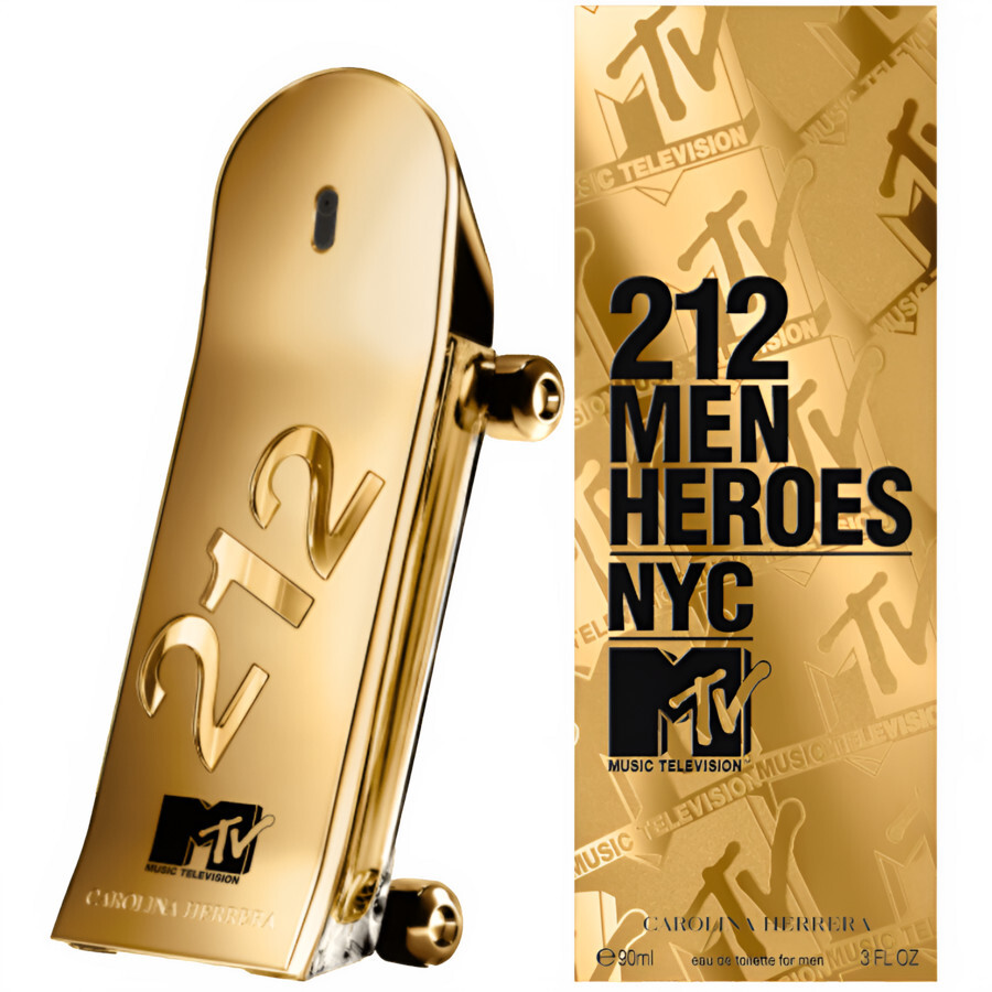 Carolina Herrera Men's 212 Heroes Mtv EDT Spray 3 oz Fragrances