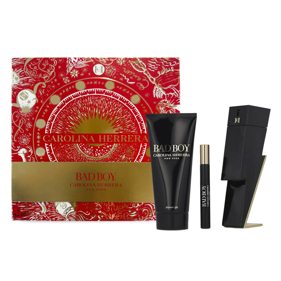 Carolina Herrera Men's Bad Boy Gift Set Fragrances 8411061075128