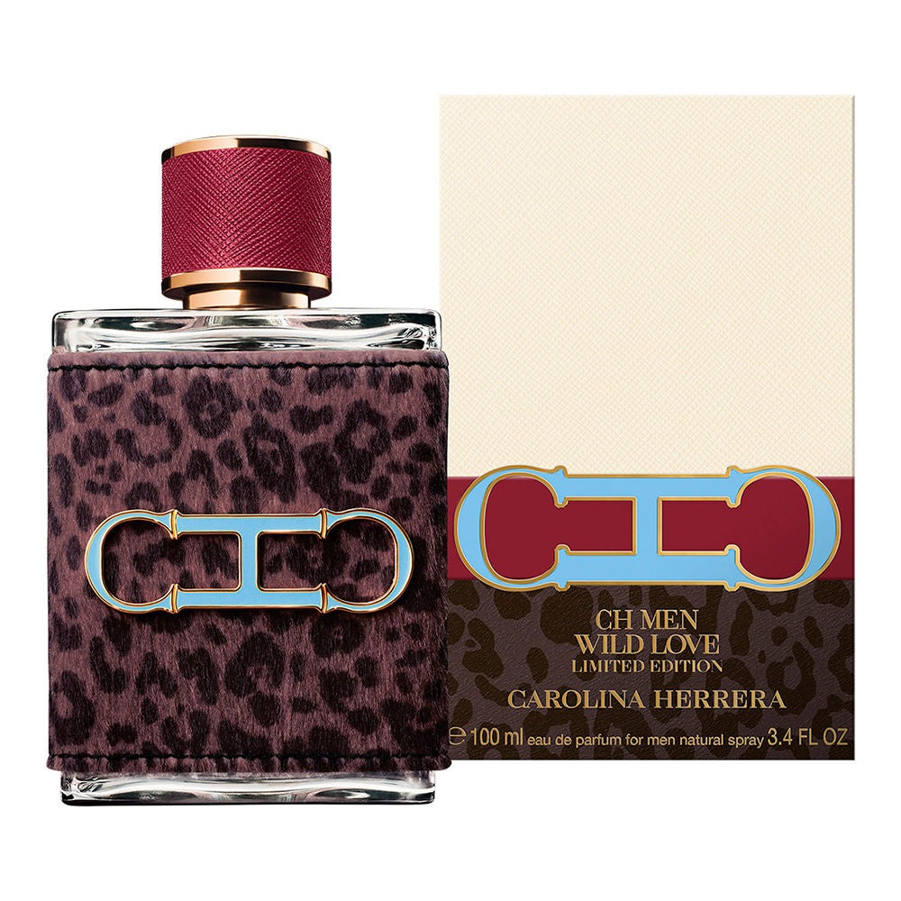 Carolina Herrera Men's CH Men Wild Love EDP Spray 3.4 oz (Tester