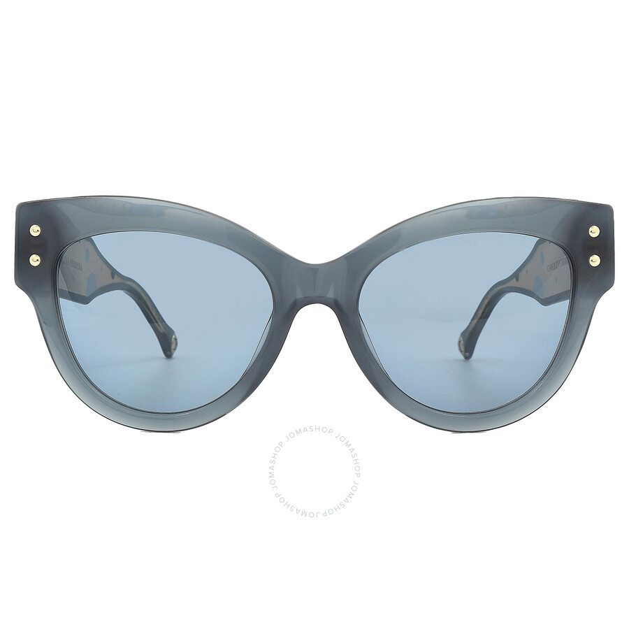 Carolina Herrera Teal Cat Eye Ladies Sunglasses CH 0009/S