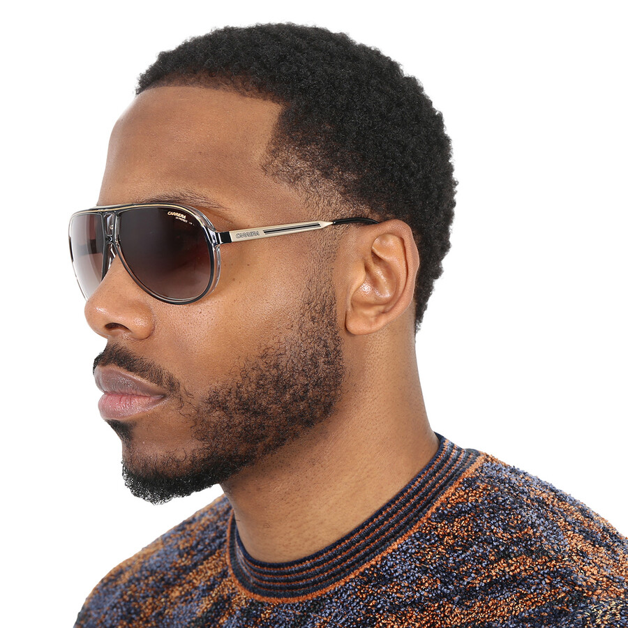 Carrera Brown Gradient Pilot Men's Sunglasses  1050/s 02m2/ha 63 In Brown